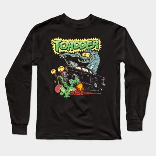 Toadder Frog Smashing Video Game Long Sleeve T-Shirt